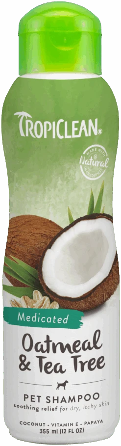 Tropiclean Champú Avena Y árbol De Té -Suministros Para Perros champu de avena arbol de te 355 ml 1