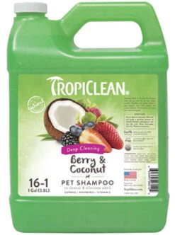 Tropiclean Champú Moras Y Coco -Suministros Para Perros champu frambuesa coco 3 78 l 1 2