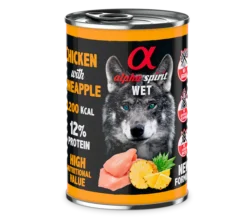 Pack 6 Comida Húmeda De Pollo Con Piña Para Perros