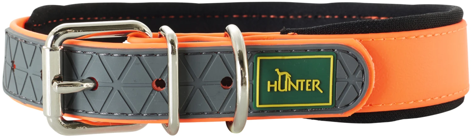 Hunter Collar Convenience Para Perros Color Naranja Neón 1 Hunter Collar Convenience Para Perros Color Naranja Neón