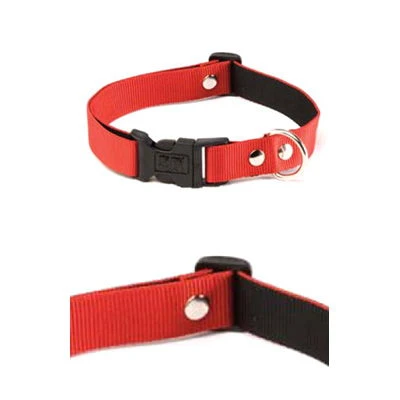 Collar Martin Sellier Micro-nylon Rojo & Negro 1 Collar Martin Sellier Micro-nylon Rojo & Negro