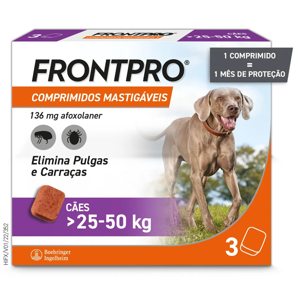 Comprimidos Masticables Antisitarios Perros De 25 A 50 Kg (11 Mg) 2 Comprimidos Masticables Antisitarios Perros De 25 A 50 Kg (11 Mg) - Imagen 2