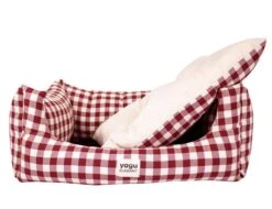 Cuna Confort Vichy Rojo