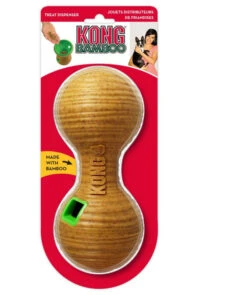 KONG Juguete Dispensador De Golosinas Bambú -Suministros Para Perros dispensador de golosinas bambu 2