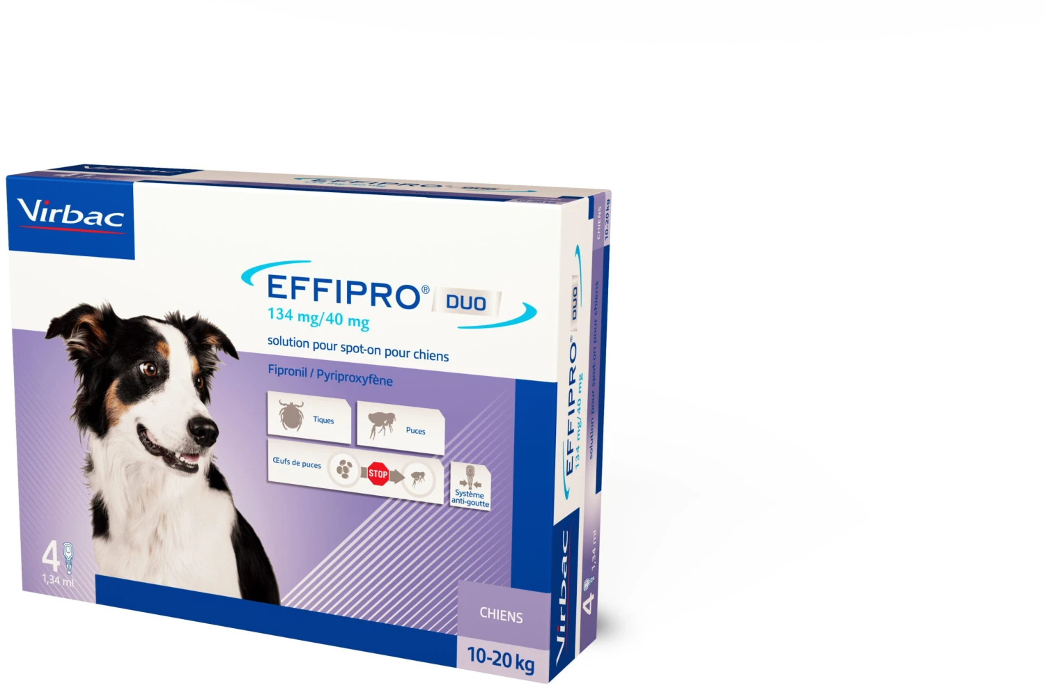 Virbac Effipro Duo Spot On Antiparasitario Para Perros De 10 A 20 Kg 2 Virbac Effipro Duo Spot On Antiparasitario Para Perros De 10 A 20 Kg - Imagen 2