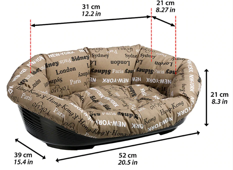 FERPLAST Cuna + Cojín Sofá Love 2 FERPLAST Cuna + Cojín Sofá Love - Imagen 2