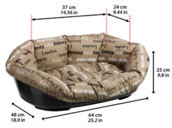 FERPLAST Cuna + Cojín Sofá Love 9 FERPLAST Cuna + Cojín Sofá Love -Suministros Para Perros ferplastsofasize4 6239dab124958