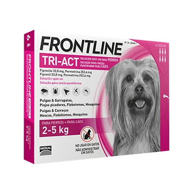 Frontline Pipetas Tri-Act Solució Spot-On Para Perros De 2-5 Kg 6 Frontline Pipetas Tri-Act Solució Spot-On Para Perros De 2-5 Kg - Imagen 6