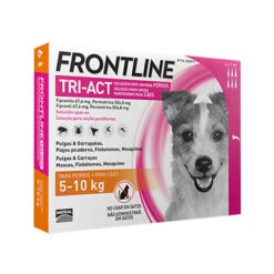 Frontline Pipetas Tri-Act Solución Spot-On Para Perros De 5-10 Kg -Suministros Para Perros frontline tri act 5 10 kg 6 pipetas