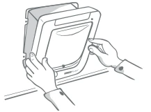 SureFlap Puerta Para Mascotas Blanca 6 SureFlap Puerta Para Mascotas Blanca - Imagen 6