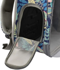 Nayeco Mochila Space Con Flores Azul -Suministros Para Perros mochila space con flores azul 3