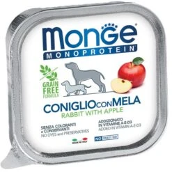 Monge Pack 24 Furits Conejo, Arroz Y Manzana