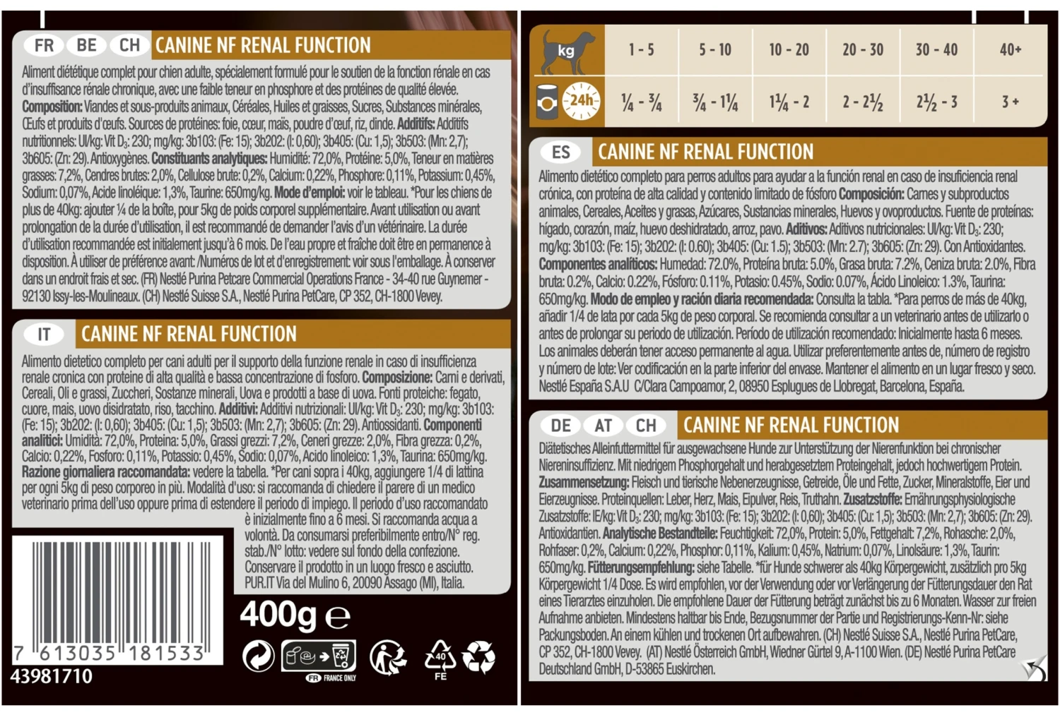 Pack 12 NF Renal Function Mousse 2 Pack 12 NF Renal Function Mousse - Imagen 2