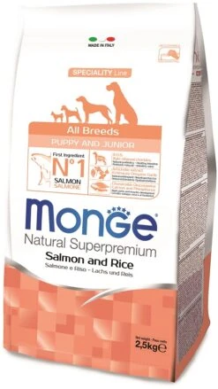 Monge NS Puppy Salmón Y Arroz