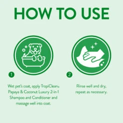 Tropiclean Champú Papaya Y Coco -Suministros Para Perros ntucl83kdhdm6zaordbq 6368c3b8459a6