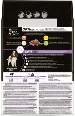 PRO PLAN Optiage Adult 7+ De Pollo Medium/Large -Suministros Para Perros optiage adult 7 de pollo medium large 8