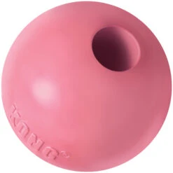 KONG Pelota Rellenable Para Cachorros -Suministros Para Perros pelota para cachorros con agujero 1