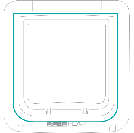 Puerta SureFlap Grande Con Microchip 11 Puerta SureFlap Grande Con Microchip - Imagen 11