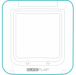 Puerta Para Mascotas Con Microchip SureFlap Connect -Suministros Para Perros petdoor outer 62b9b78d5dcb5