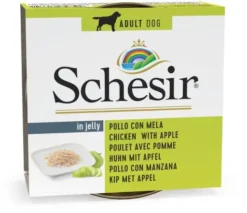 Schesir Pack 10 Pollo Con Manzana Para Su Mascota