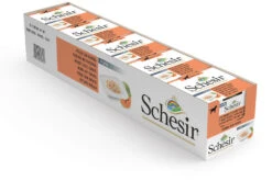 Schesir Pack 10 Pollo Con Papaya Para Su Mascota -Suministros Para Perros pollo con papaya para su mascota 5