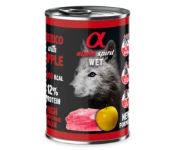 Pack 6 Comida Húmeda De Cerdo Con Manzana Amarilla Para Perros