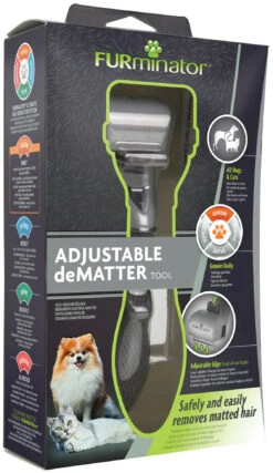 FURMINATOR Cortanudos Ajustable Para Perros Y Gatos -Suministros Para Perros rastrillo ajustable para perros gatos 7