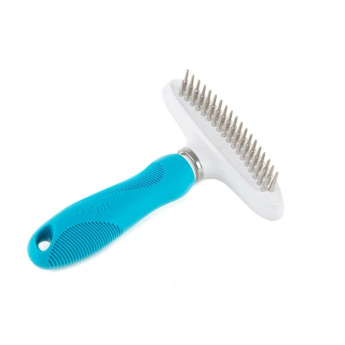 Flamingo Rastrillo Pelo Muerto Doble Fila Corto/largo 1 Flamingo Rastrillo Pelo Muerto Doble Fila Corto/largo