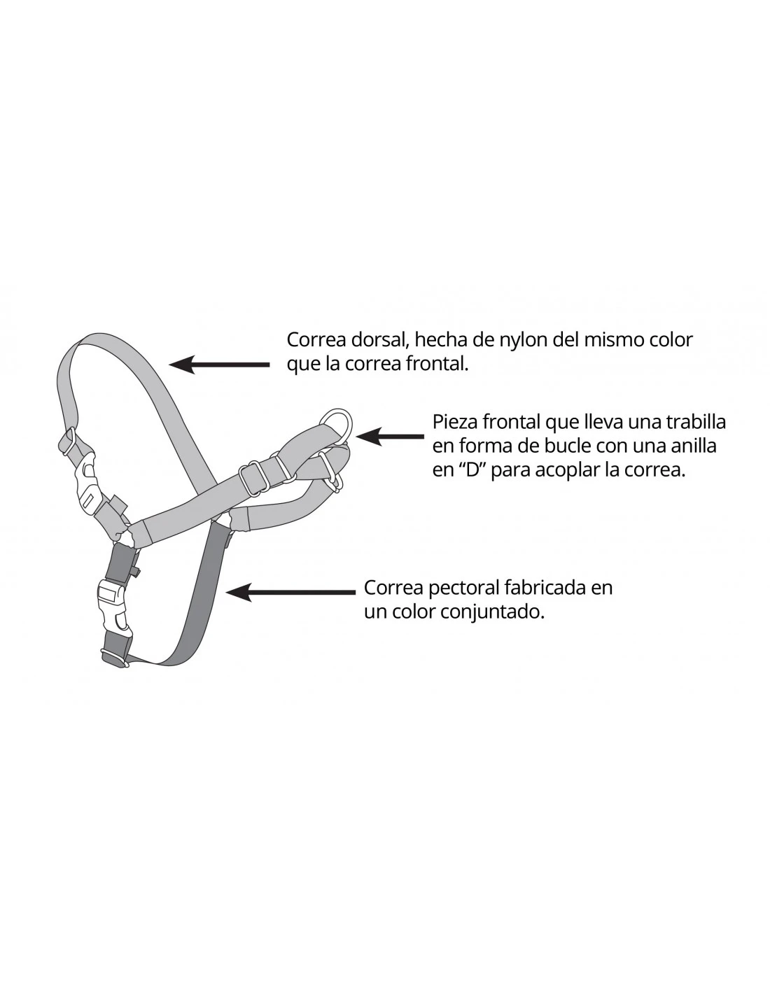 Nayeco Easy Walk Ronzal Anti-tirones Para Perros (Negro) 3 Nayeco Easy Walk Ronzal Anti-tirones Para Perros (Negro) - Imagen 3