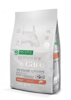White Dog Adult Small Salmon