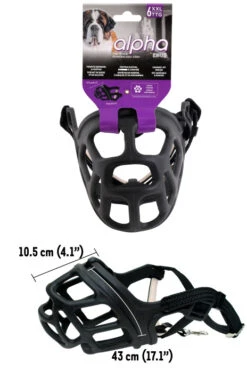 Zeus Bozal Alpha -Suministros Para Perros zeus alpha xxlarge size6 muzzle 62f6816ae3e61